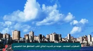 اضطراب الملاحة.. موجة حر شديدة تجتاح أغلب المناطق هذا الخميس